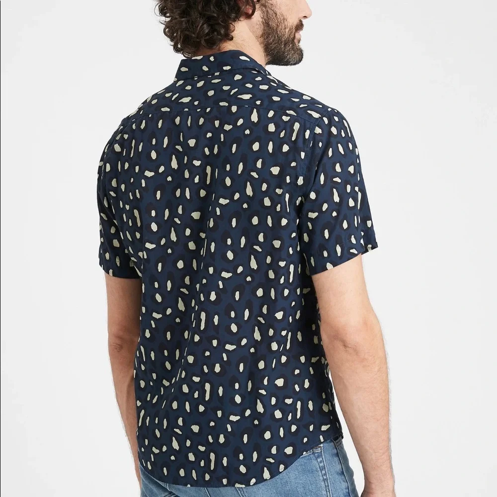 Banana‎ Republic Untucked Slim-Fit Cotton Shirt
